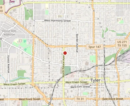 Map showing Uncle Jack’s Kitchen