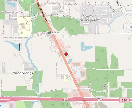 Map showing Leo's Asian Bistro