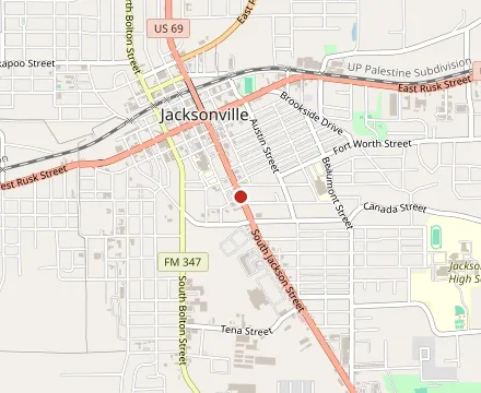 Map showing Rancho Grande