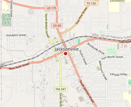 Map showing Roma Italian Bistro of Jacksonville