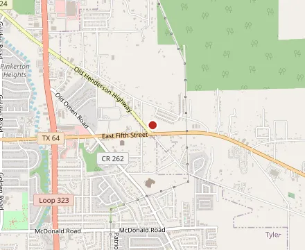 Map showing Villa Montez