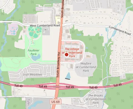 Map showing FD's Grill House