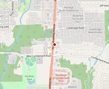 Map showing The Diner Tyler