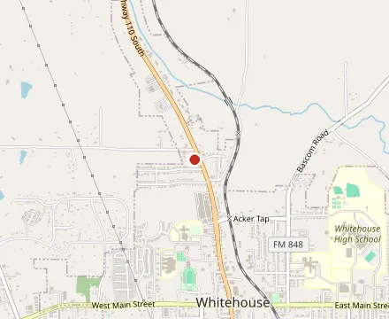 Map showing Ribmasters - Whitehouse