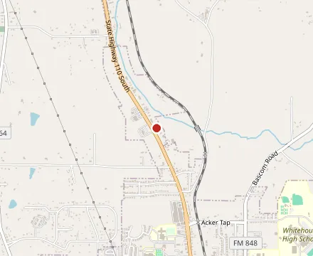 Map showing Montez Creekside Kitchen