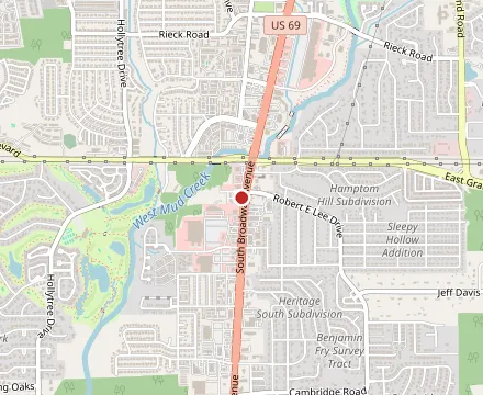Map showing Mikoto Ramen Bar and Sushi