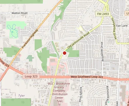 Map showing The Grove Kitchen & Gardens